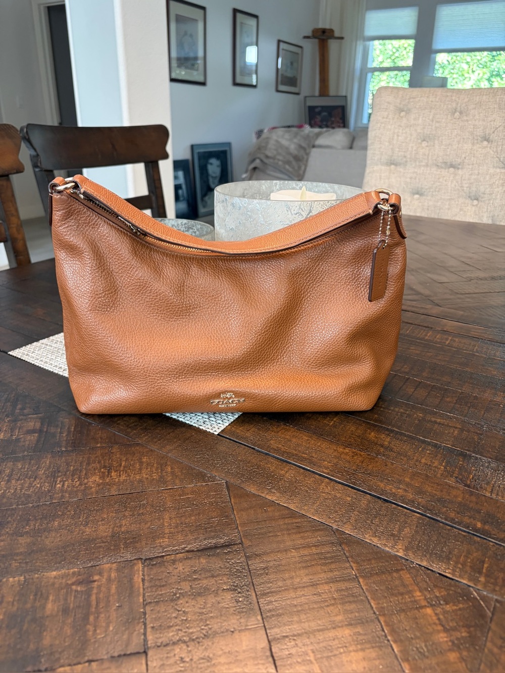 Coach Brown Leather Hobo Bag